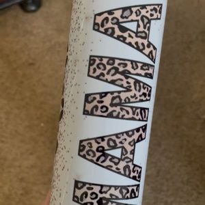 Leopard Mama Tumbler with straw